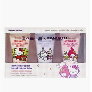 The Crème Shop X Hello Kitty & Friends Fan Favorites Ltd Edition Hand Creme Trio